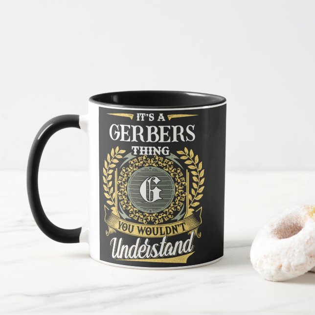 Caneca É uma Coisa da GERBERS que Você Não Entenderia (Com Donut)