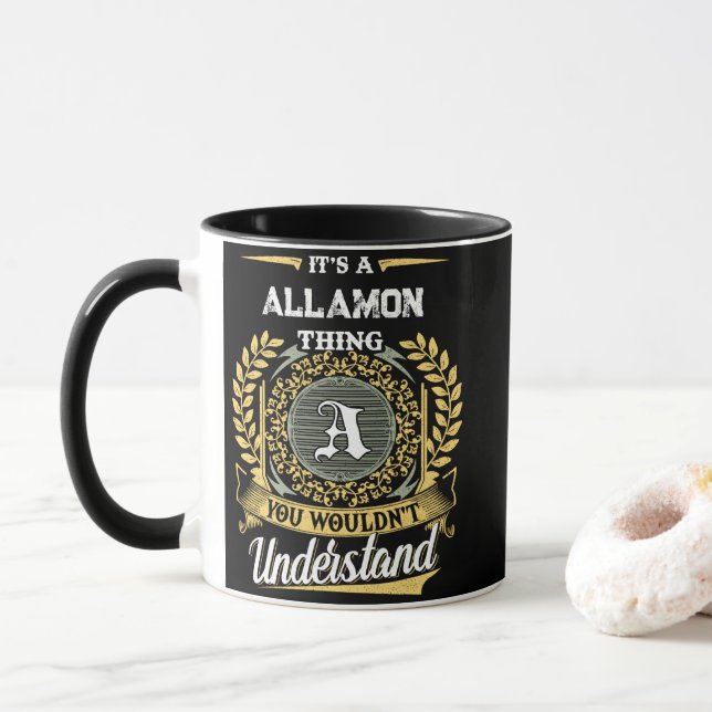 Caneca É uma Coisa de ALLAMON que Você Não Entenderia (Com Donut)