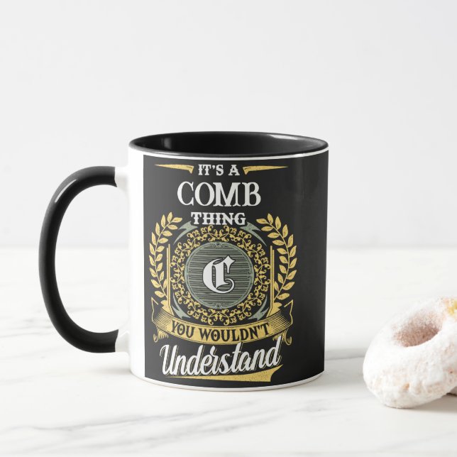 Caneca É uma Coisa de COMB que Você Não Entenderia (Com Donut)