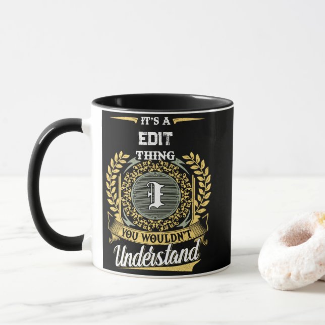 Caneca É uma Coisa de Eu Que Você Não Entenderia (Com Donut)