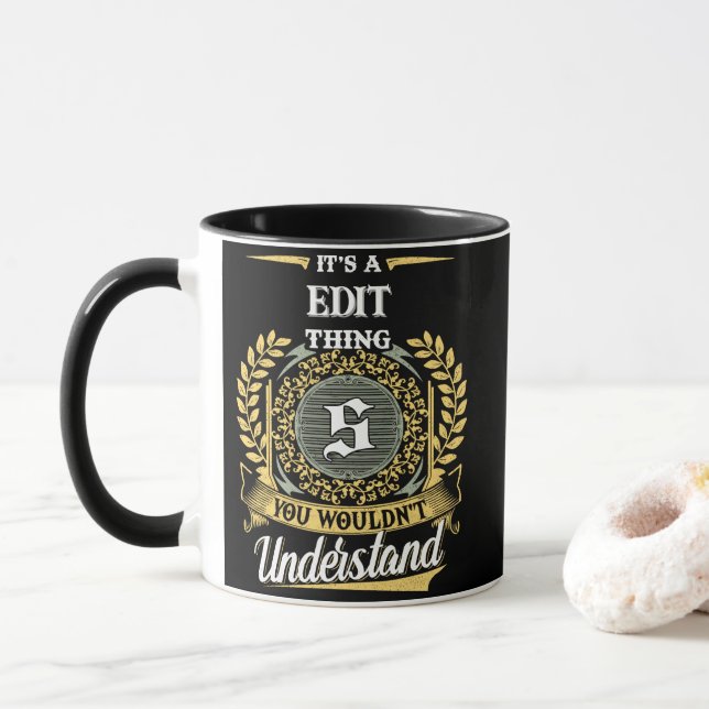 Caneca É uma Coisa de S que Você Não Entenderia (Com Donut)