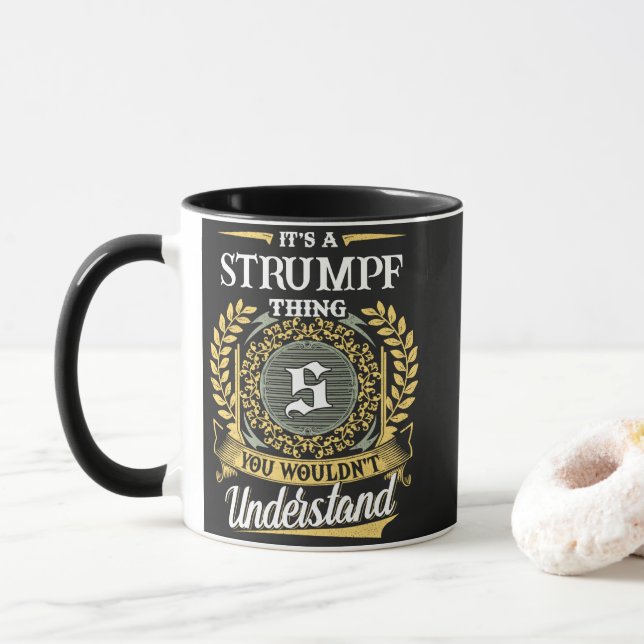 Caneca É uma Coisa de STRUMPF que Você Não Entenderia (Com Donut)
