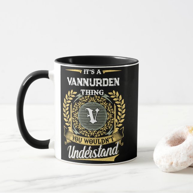 Caneca É uma Coisa de VANNURDEN que Você Não Entenderia (Com Donut)