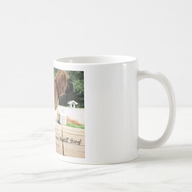 Caneca É uma coisa do "Mastiff"! O Mastiff inglês (Direita)