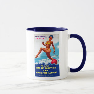 Caneca É você um Hussy de perolização?