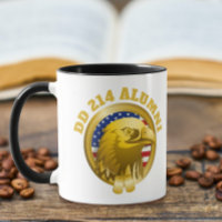 Eagle Dourado Emblem USA Flag | DD 214 Alumni