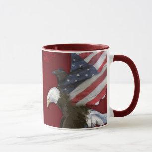 Caneca Eagle Flag Mug