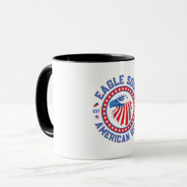 Caneca Eagle Soul American Roll 4th of July Celebration