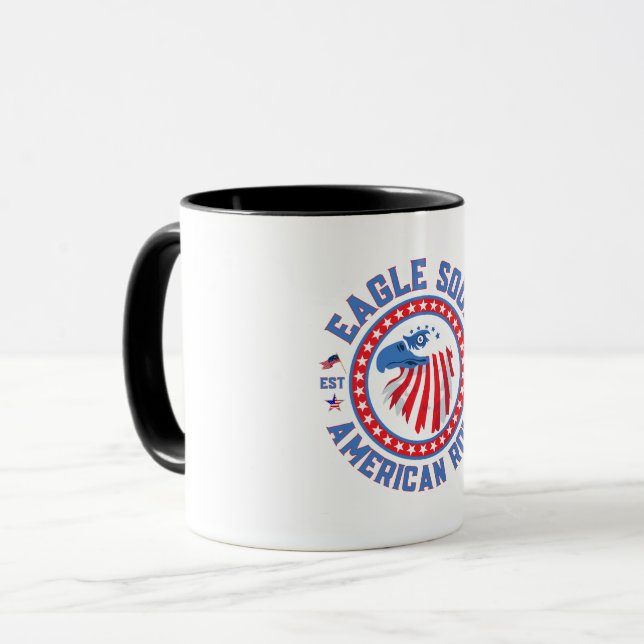 Caneca Eagle Soul American Roll 4th of July Celebration (Frente Esquerda)