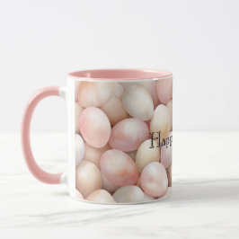 Caneca Easter Peach Pink Eggs