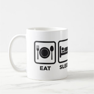 Caneca   EAT, SLEEP, FLY, REPEAT