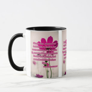 Caneca Eclesiastes 3:14 KJV Bíblia Verso Pic Dois Tons