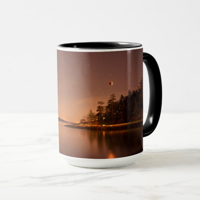 Caneca Eclipse Lunar | Victoria, Colômbia Britânica (Frente Esquerda)