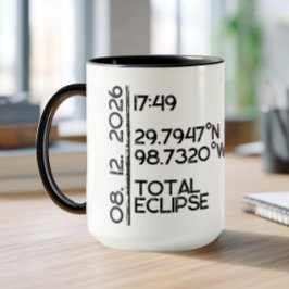 Caneca Eclipse Personalizado 2026
