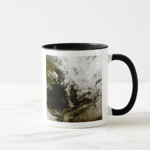Caneca Eclipse solar sobre 3Sudeste Asiático