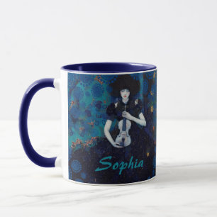 Caneca Ecos do Silêncio: A Canção de Cura de um Violino
