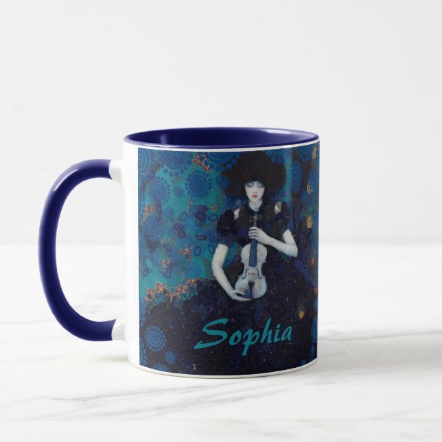 Caneca Ecos do Silêncio: A Canção de Cura de um Violino (Esquerda)