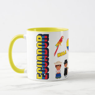 Caneca Ecuador Travel Mug Discove the Middle of the Wolrd