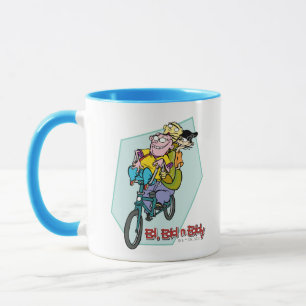 Caneca Ed, Edd, um Eddy numa bicicleta