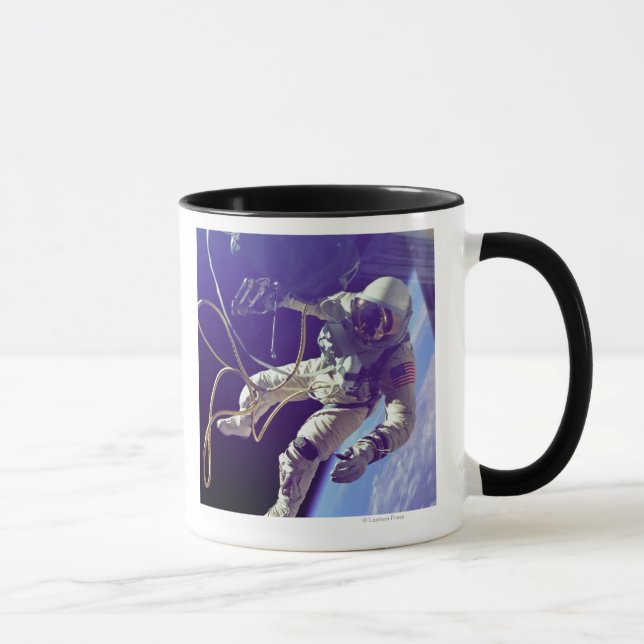Caneca Ed White First American Spacewalker Fotografia (Direita)