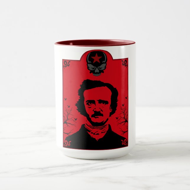 Caneca Edgar Allan Poe Art Gift (Centro)