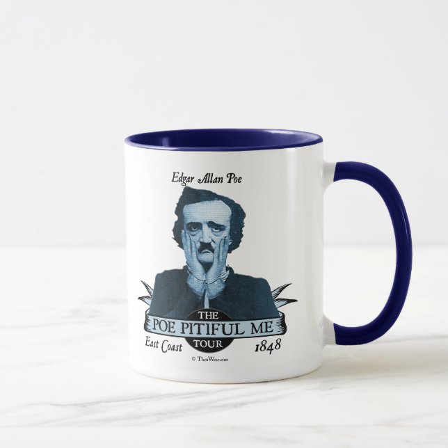 Caneca Edgar Allan "ponto de entrada lamentável mim" (Direita)