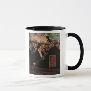 Caneca Edgar Degas   a orquestra da ópera, c.1870