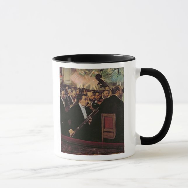 Caneca Edgar Degas | a orquestra da ópera, c.1870 (Direita)