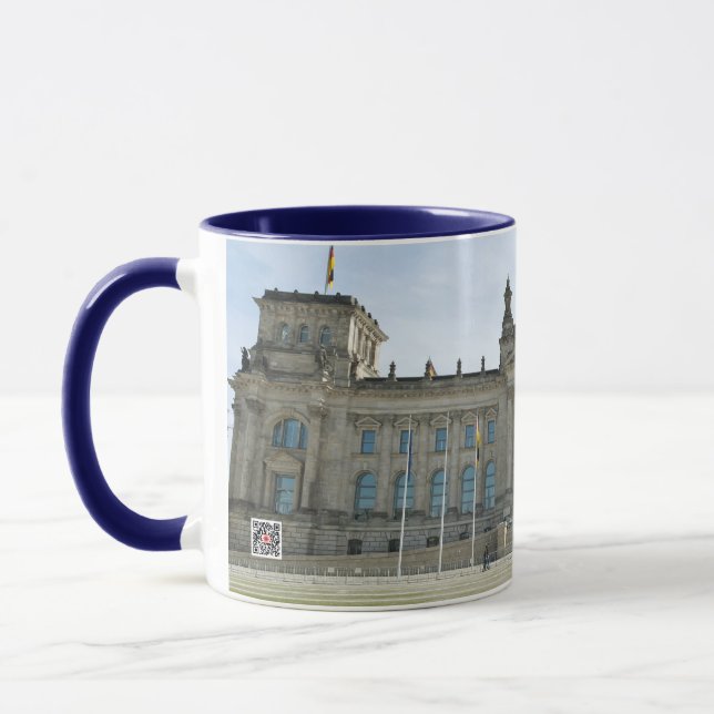 Caneca Edifício do Reichstag em Berlim (Esquerda)