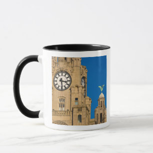 Caneca Edifício Liver, Liverpool, Merseyside, Inglaterra