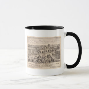 Caneca Edifícios da Escola Normal de Indiana de Norte