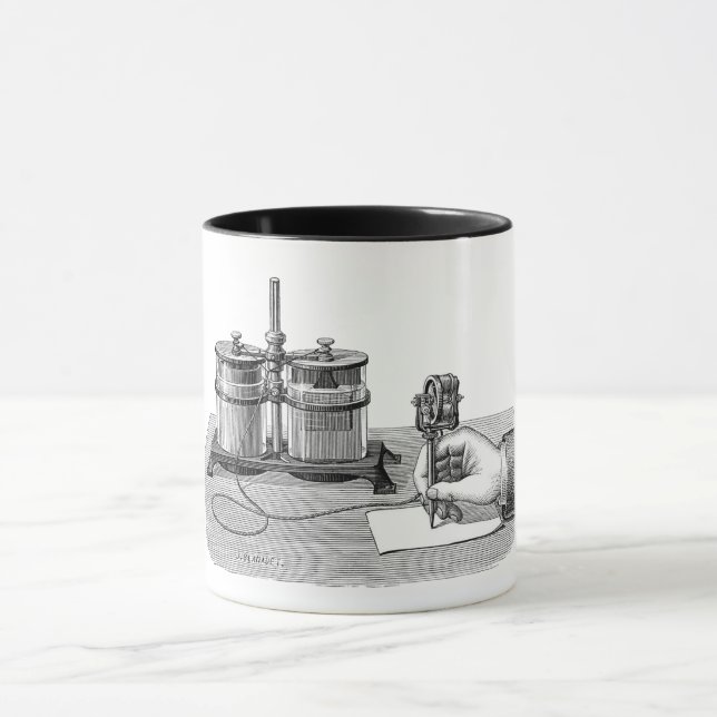 Caneca Edison Antique Steampunk Writer (Centro)
