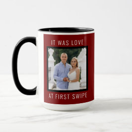 Caneca Editable Text and Custom Photo Valentine's Day 