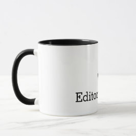 Caneca Editor no Trabalho