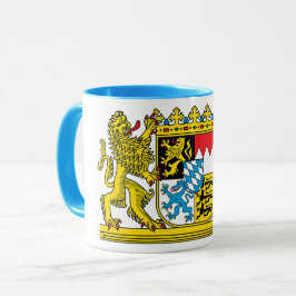 Caneca edle Tasse mit bayerischem Staatswappen