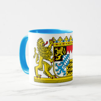 Caneca edle Tasse mit bayerischem Staatswappen