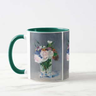 Caneca Edouard Manet - Flores num Vaso Cristal