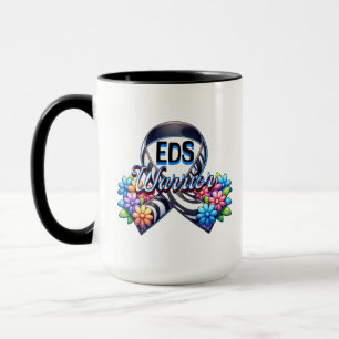 Caneca EDS Warrior   Síndrome de Ehlers-Danlos Personaliz