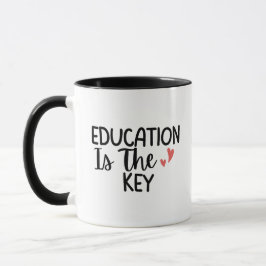 Caneca 'Education Is The Key' Teacher Thank You Gift 