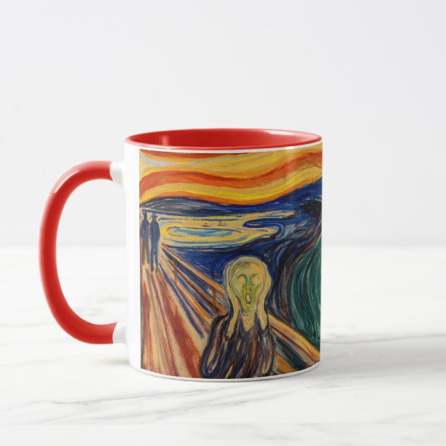 Caneca Edvard Munch - O Gritar 1910 (Esquerda)