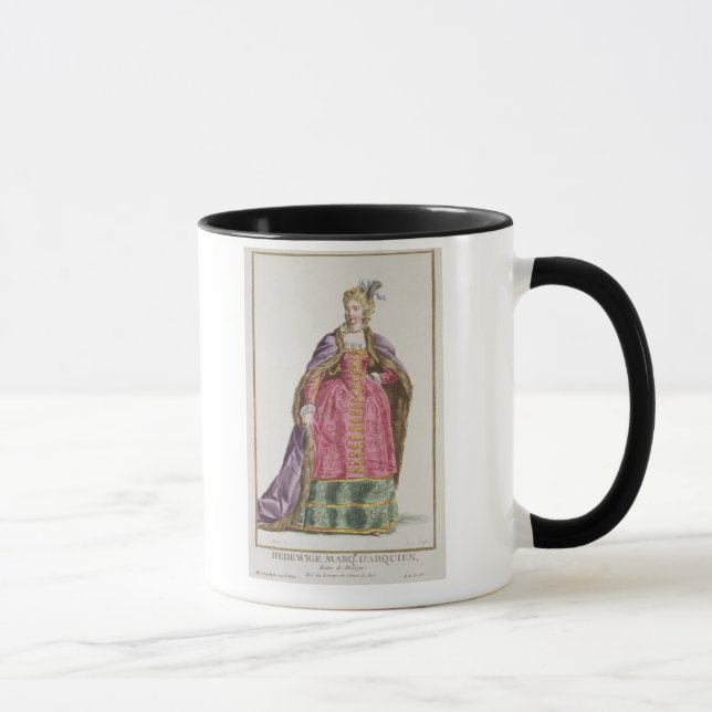 Caneca Edviges, Marquise d'Arquien (1373-99) rainhas do (Direita)