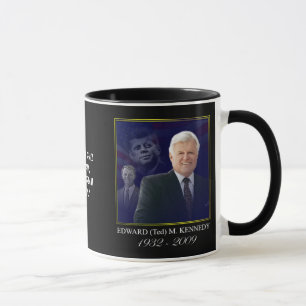 Caneca Edward M Kennedy - com Jack e Bobby