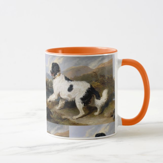 Caneca Edwin Henry Landseer Lion Um Cachorro Da Terra Nov (Direita)