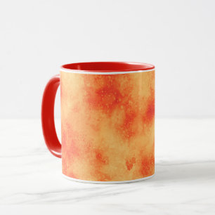 Caneca Efeito de Nuvem Laranja