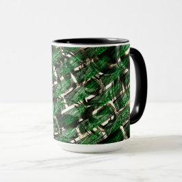 Caneca Efeito "muro" verde e bolhas mais escuras?