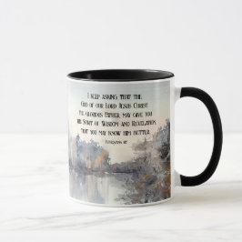 Caneca Éfesianos 1:17 Espírito de Sabedoria e Revelação