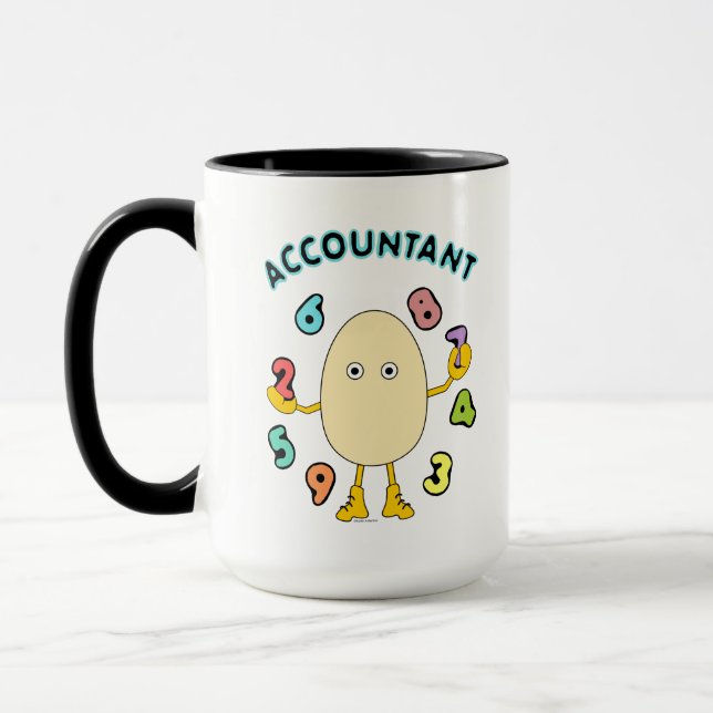 Caneca Egghead de Contabilidade (Esquerda)