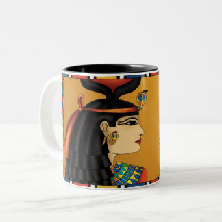 Caneca egípcia de Hathor da deusa