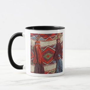 Caneca Egito, Gizé. Cobertor de camelo nas Pirâmides de