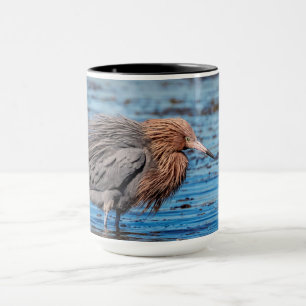 Caneca Egret Reddish em North Beach